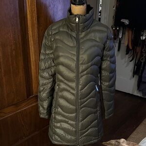 Andrew Marc Full Length Down Puffer Coat